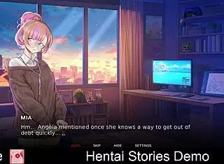 Exploring hentai stories in anime game demo