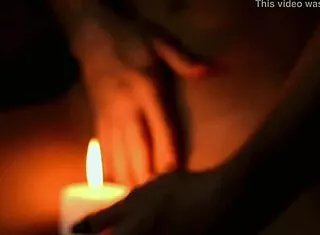 Sexy Devil Applies Hot Wax To Big Clit And Nipples