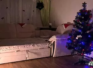 Bad Santa Fucks Bound Stepmoms in Doggystyle and Cowgirl