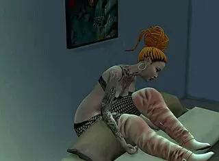 Does the invalid desire sex with the tattooed girl?