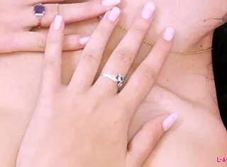 Glamorous Brunette Naked Close-Up Interview