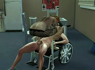 Does the invalid desire sex with the tattooed girl?