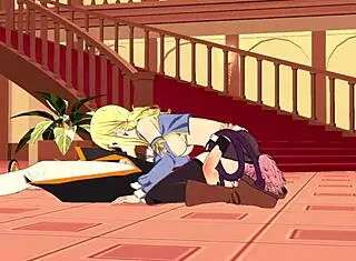 Lucy and Natsu Fairy Tail Hentai Blowjob Scenes