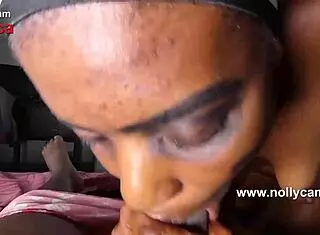 Blonde Babe Gives Camera Man Intense Blowjob and Pussy Licking