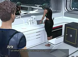 Stranded in space, navigating challenges one step at a time