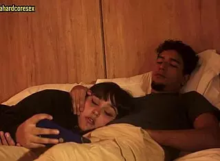 Watching a movie with my stepsister and I couldn't avoid putting my penis in her mouth when she lay on my legs. She was chubby and fat!