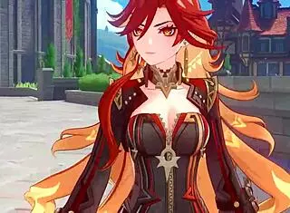 In Jean's office, Mavuika engages in sucking and fucking from a POV perspective in this Genshin Impact hentai fantasy.