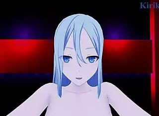 花里实乃里和宵崎奏狂野动漫中出激战