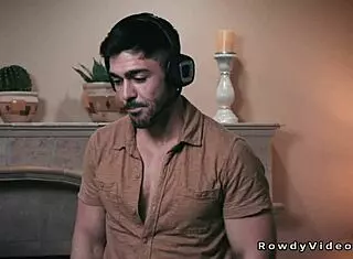 Straight gamers explore gay anal sex