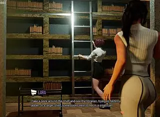 lara croft enjoys solo shower masturbation