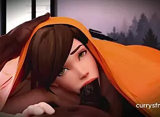 Intense Bbc Addiction For Tracer In 3D Hentai Anime With Interracial Monster Cock Scenes