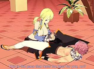 Lucy and Natsu Fairy Tail Hentai Blowjob Scenes
