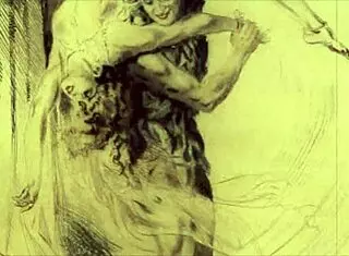 Vintage Erotic Illustration With Retro Charm