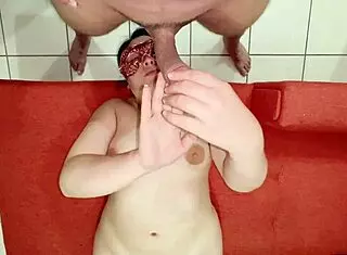 Mexicana Latina Strokes Neighbor's Monster Cock, Strips Naked, Opens Ass and Pussy for Doggystyle!