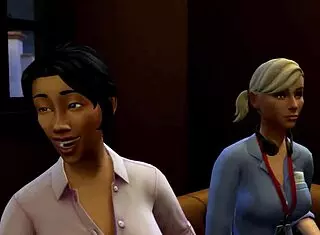 Sims 4 Fat Girl Gets Golden Shower In Interracial 3Some Orgy