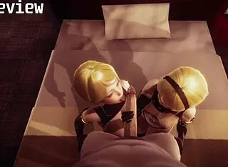 Fucked the Nier Automata Twins in 3D Hentai