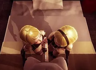 Fucked the Nier Automata Twins in 3D Hentai