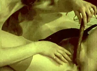 yo, check these two old-school lesbians goin’ at it!