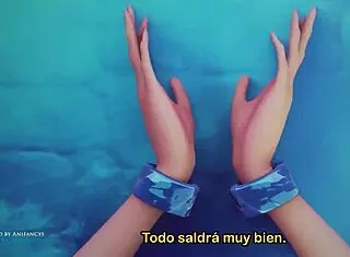 Cold day needs hot anime pussy action