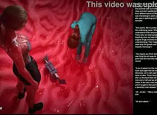 Big Apple Small Gesture in 3D Cartoon