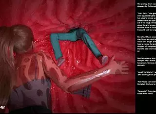 Big Apple Small Gesture in 3D Cartoon