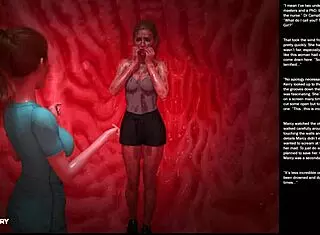 Big Apple Small Gesture in 3D Cartoon