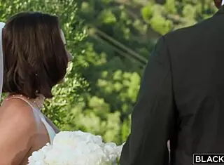 tushy bride eve explores first anal at vixen hotel