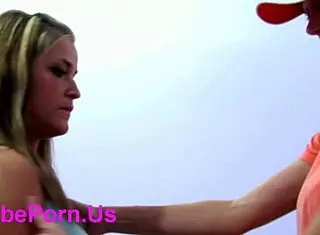 Young Girl Experiences First Lesbian Sex