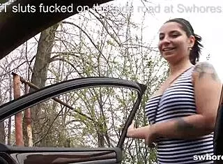 hey, check these real amateur street whores in pov action