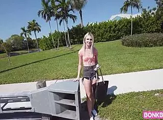 Britt Blair Bent Over For Hairless Teen Fucking