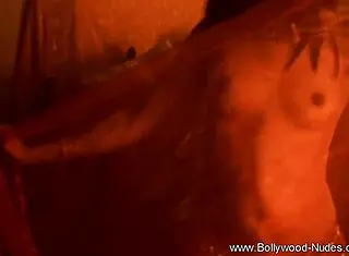 Brunette milf performs sensual striptease