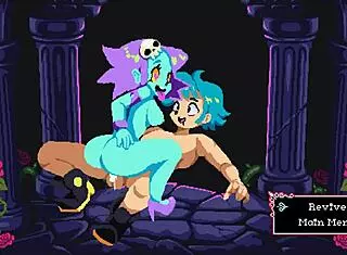 flip witch pixel hentai ep 10, femdom ghost riding with creampie