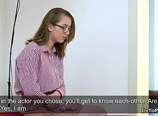 Sweet Chick GAPES Pink Kitty and Gets DEFLOWERING Action!