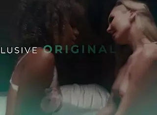 Gorgeous Busty Milf Eats Petite Blonde's Sweet Spot