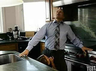 Newlywed Jill Kassidy fucks stepdaughter roughly