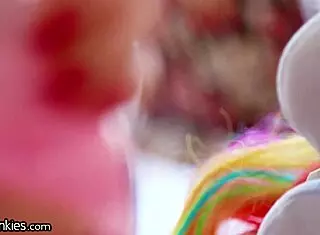 Young Babysitter Deepthroats Big Cock in Doggy Style Fucking Session