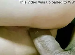 Handjob Precedes Intense Assfucking and Creampie for Couple