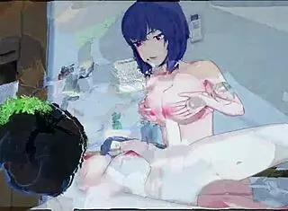 Futa Motoko Kusanagi Blowjobs Geisha Girl Dick In Futanari Hentai