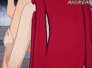 Emotional Journey in 3D Cartoon Anime Scene 5