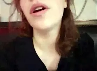 Cute nerd brunette masturbates in panties during hot sexting