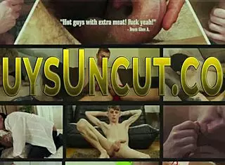 Twinks Suck And Jerk Uncut Cocks!