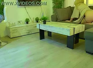 Feeling Excited, I Fuck Stepmother on Sofa While Husband Talks on Phone