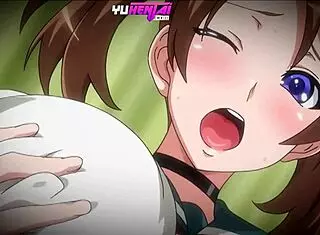 Glory hole through stepsister wall in hentai cartoon threesome compilation