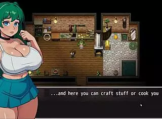 Cute Girl With Huge Tits Falls In Bathtub Exposing Wet Pussy In Hentai Game