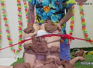 Horny teen gets ass licked and fucked in nuthouse therapy with ass to mouth