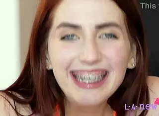 Hey, wanna see this brunette pornstar spill secrets on the sofa? She's got wild tales from casting!