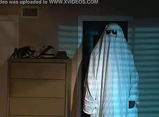 sexy nude girl on halloween bed