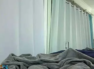 Stepmom rides stepson in bed POV intensely