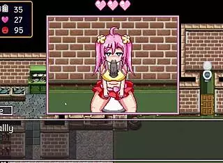 Noelle rides and sucks in hentai anime game part 3