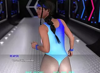 Busty Gym Girl Teases With Her Ass In Name88's Triangle 13